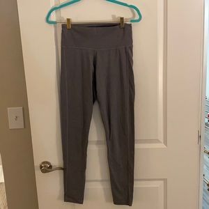 Gray Adidas Full Length Athletic Leggings